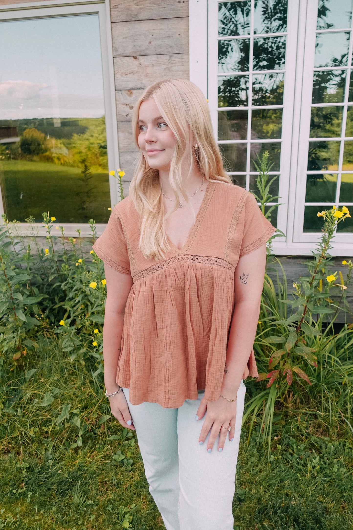 Sunset Lace Top
