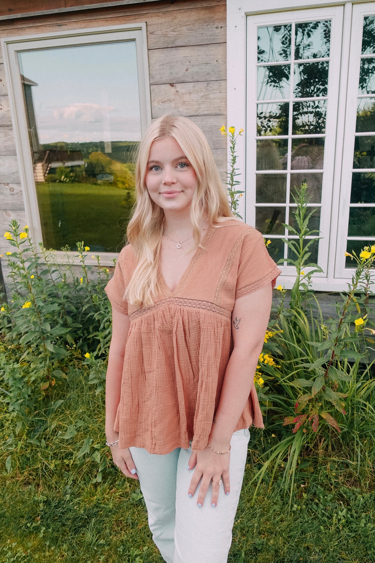 Sunset Lace Top