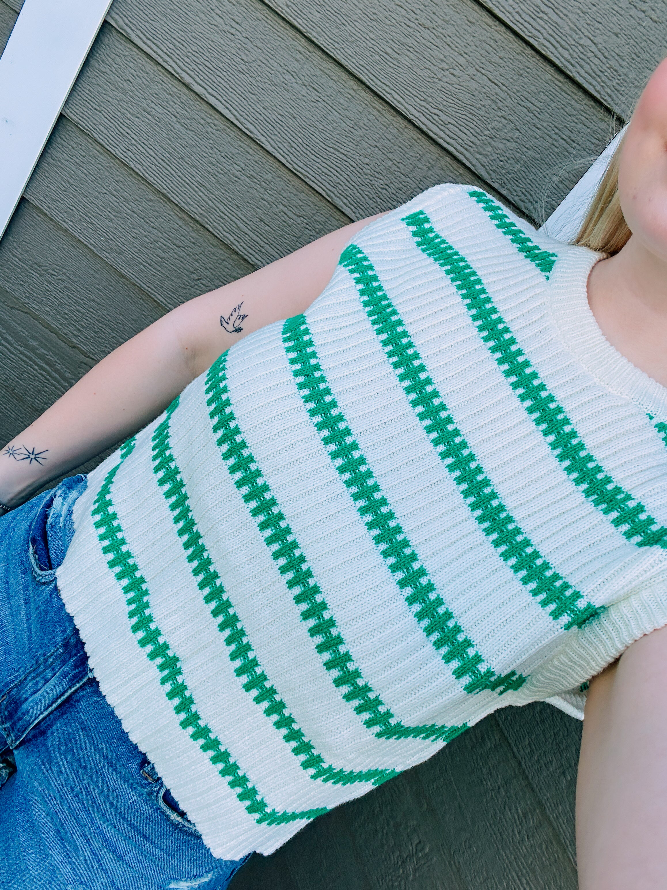 Our Situationship Knit Striped Top